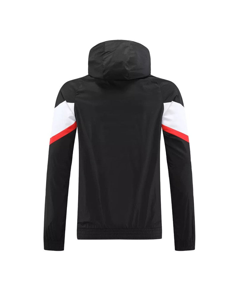 Veste coupe-vent à capuche Atletico Madrid 2022/23 - Noir