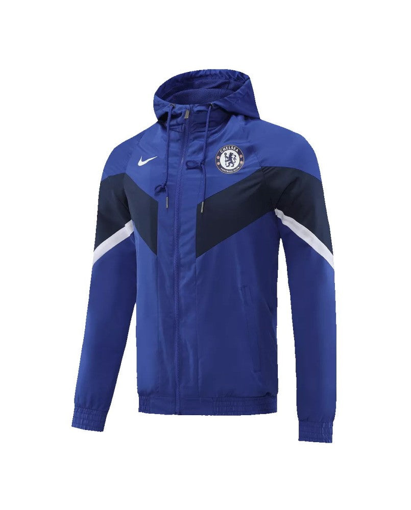 Veste coupe-vent à capuche Chelsea 2022/23 - Bleu