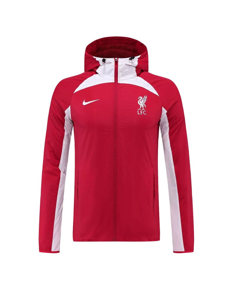 Veste coupe-vent à capuche Liverpool 2022/23 - Rouge