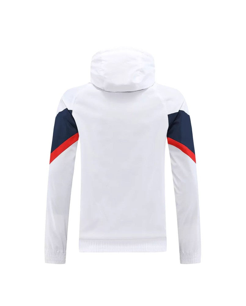 Veste coupe-vent à capuche Liverpool 2022/23 - Blanc