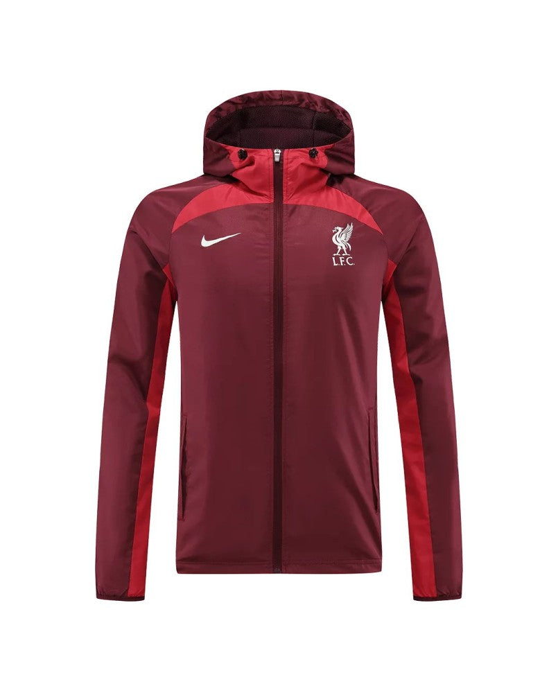 Veste coupe-vent à capuche Liverpool 2022/23 - Rouge