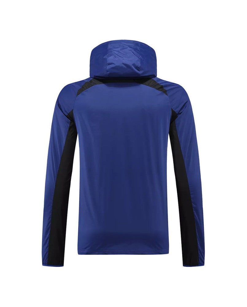 Veste coupe-vent à capuche PSG 2022/23 - Marine