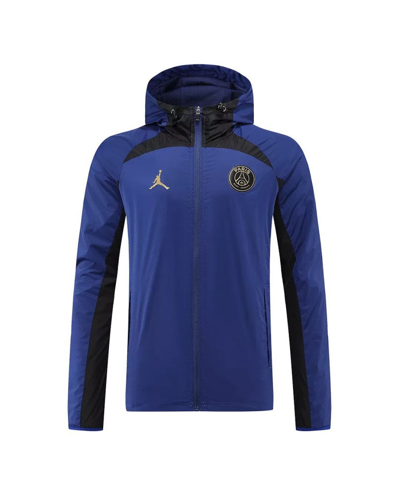 Veste coupe-vent à capuche PSG 2022/23 - Marine