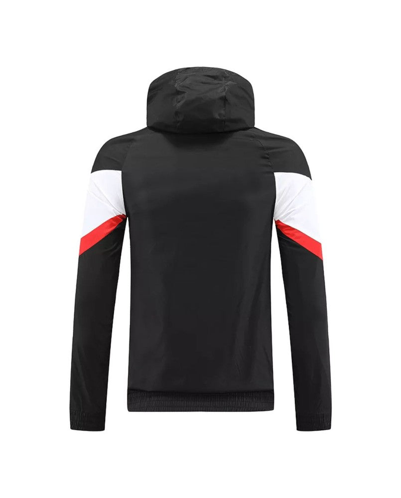 Veste coupe-vent à capuche PSG 2022/23 - Noir