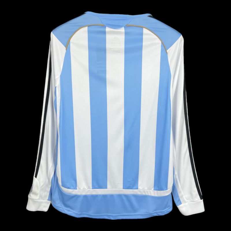 Argentine Maillot Domicile Rétro Manches Longues 2006/2007