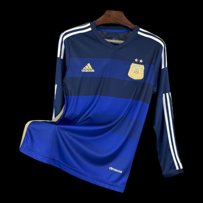 Argentine Maillot Extérieur Rétro Manches Longues 2014