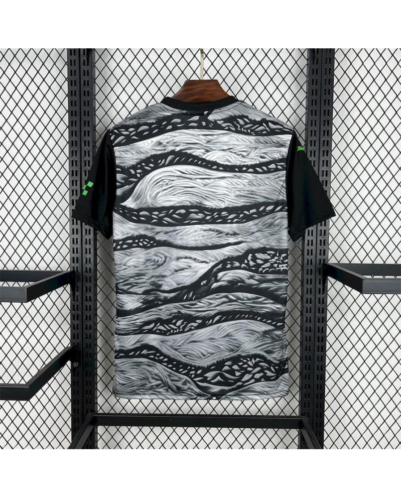 Maillot Manchester City 2025/26 version conceptuelle noir et gris