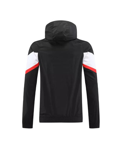 Veste coupe-vent à capuche Atletico Madrid 2022/23 - Noir