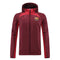 Veste coupe-vent à capuche Barcelone 2022/23 - Rouge