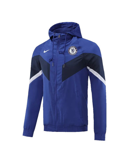 Veste coupe-vent à capuche Chelsea 2022/23 - Bleu