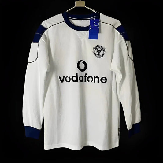 Manchester United maillot extérieur Rétro Manches Longues 2000 2001