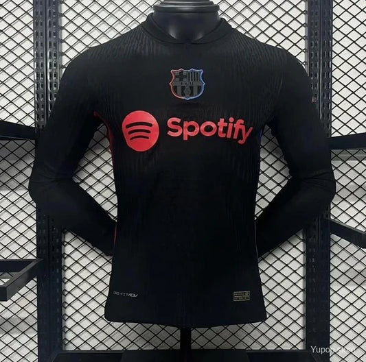 Maillot 24/25 Barcelone Noir Manches Longues