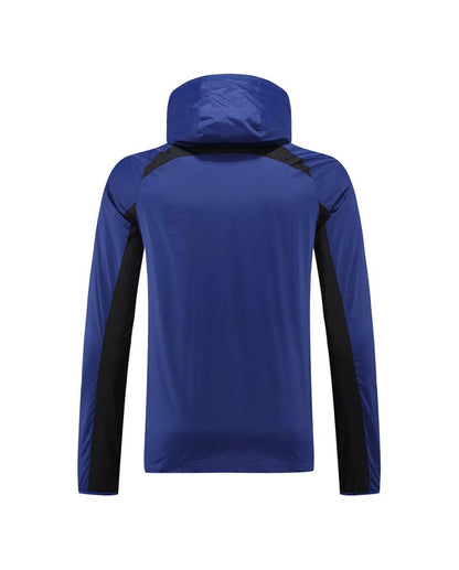 Veste coupe-vent à capuche PSG 2022/23 - Marine