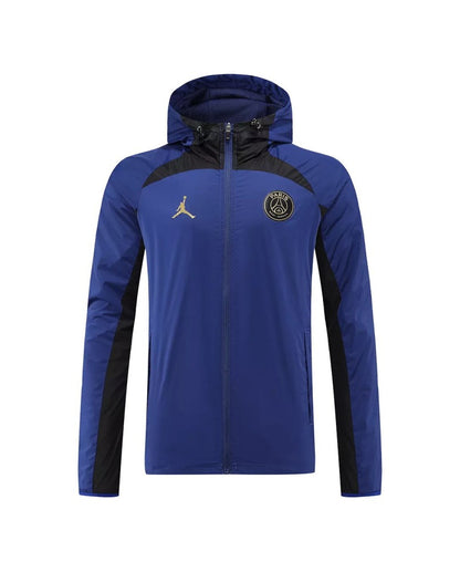 Veste coupe-vent à capuche PSG 2022/23 - Marine