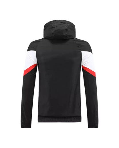 Veste coupe-vent à capuche PSG 2022/23 - Noir